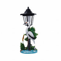 Solar Garden Lantern Resin-Style Outdoor Solar Lantern Black for Yard