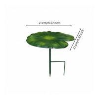 Lotus-Leaf-Shaped Shade Ornament Decorative Garden Decoration Easy to Install