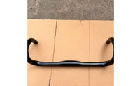 Black Road Bike Drop Handlebar Matte Finish 31.8 Mm Drop Handlebar Single-Piece Round Tube
