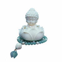 Chinese Design Car Dashboard Buddha Statue Elegant Finish Buddha Car Dashboard Decoration for Center Console, Office Desk