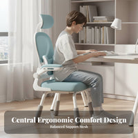 Height Adjustable Ergonomic pivot Chair Support Office Furniture Rolling Caster casters noiseless Casters for Students, Adults, gaming enthusiasts, Study Room, Bedroom, Gaming Setup