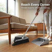 Living Room Household Cleaning Tools for Kitchen and Home, Foldable Broom and Dustpan Set for Students, Lightweight Small