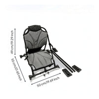 Adjustable Kayak Seat with Straps Universal Cushioned Seat with for Paddleboard Riders