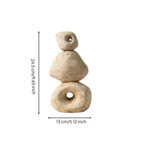 Abstract Sculpture Rustic Minimalism Resin Figurine Minimalist for Living Room