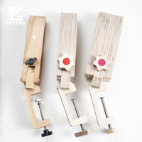 桌面款手缝木夹 榉木/俄罗斯桦木板 手工皮革缝线工具