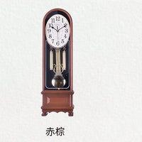 Tabletop Desktop Clock Living Room Retro Ornament Chime Clock Home Decoration Old-fashioned Clock House-shaped Design