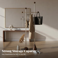 Treetype Coat Stand Space-Saving Home Furnishing Easy Assembly for Living Room