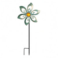 Flower Wind Faceted Center Outdoor Decor Easy to Assemble for Lawn