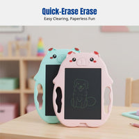 LCD Writing Board Cartoon Creature, One-Touch Erase, Multifunctional, Kids Pad