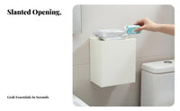 Sanitary Pad Dispenser Waterproof Wall-Mounted Hygiene Caddy Dustproof Lid