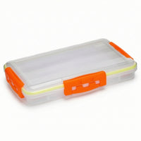 Angling Gear Box Resistant Fishing Accessory Organizer with Compartments Clear Fishing Tackle Box for Fishermen