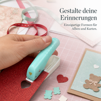 Handheld Hole Puncher for Loose-Leaf Binders and Cards, 1.5-5mm Round Hole Punch