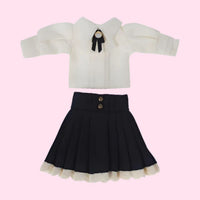o.b.1.1.娃衣 罗马假日套装裙 12分 BJD 娃娃衣服阿巳体