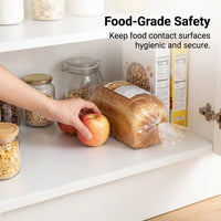 Waterproof Drawer Liner Mat, Non Slip Cupboard Protector Liner, Kitchen Cabinet Liner, Fridge Drawer Liners, Draw Liners Kitchen 45x29cm 4 Pack