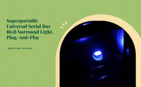 USB LED Mood Light for car or home