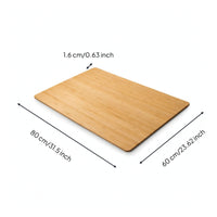 Bamboo Bed Board Rigid Bed Board with Rounded Corners Natural Wood for Sofa
