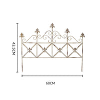 Plant Support Metal Garden Fence Panels Garden Fence Panel Expandable for Yard