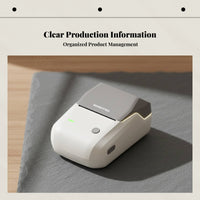 Food Label Printer, Thermal Sticker, Date Barcode, Transparent, Handheld, Smart Home & Business