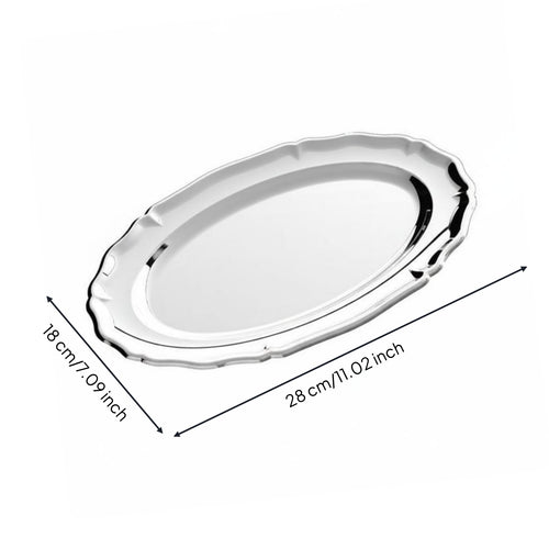 Dinner Plate Appetizer Plate Aesthetic Snack Cake Tray Appetizer Dish Serving Dish for Wedding Party Home Restaurant Cafe