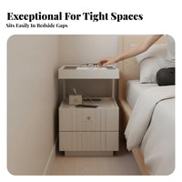 Narrow Storage Cabinet Space-Saving Narrow Side Table space Filler for Home Office