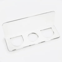 Wall Mounted Comb Holder, Single Tier Acrylic Organizer, Bathroom Toilet Storage, Space Saving Rack for Students