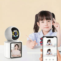 Desktop Visual Communication System with Monitor Single-Button Visual Communication System Camera Distant Door Phone for Families
