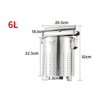 1.5 L Vegetable Stuffing Press Fine Mesh Stainless Steel Food Strainer Press