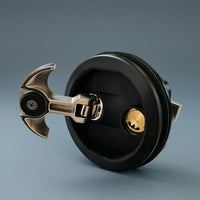 Boat Compartment Lock Low-Profile Flush Mount Lock with Key Flush-Mounted Latch for Storage Compartments
