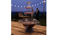 5-Cup Fountain Easy to Clean Party Wine Fountain Clear Design for Banquet