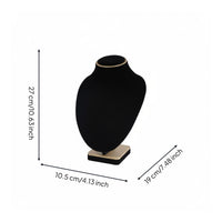 Velvet Jewelry Display Easy to Organize Black Jewelry Showcase Stable Base Display Rack for Store Owners