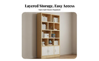 Vintage Storage Cabinet Large Capacity Freestanding Vintage Cabinet Multifunctional Living Room Display Shelf for Hosts, Entryway, Entertainment Area