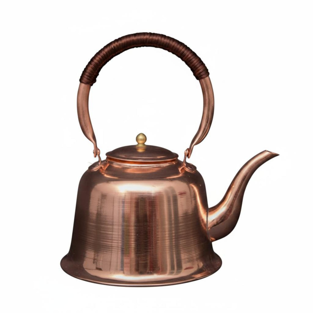Solid Copper Tea Kettle Copper Tea Kettle Large Capacity Kitchen Item for Stovetop