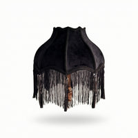 Lampshade Cover with Tassel Fringe Decorative for Bedside Tables, Living Rooms