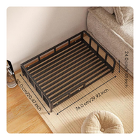Breathable mesh elevated pet bed