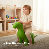 Dinosaur Footstool Stable and Sturdy Dinosaur-Shaped Ottoman Multi-Functional
