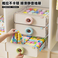 Drawer-Type Clothes Storage Organizer with Compartments for Baby Clothes