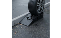Non-Slip Surface Oil Change Ramp Pressure Resistant Car Service Ramp for DIY Mechanics, Auto Shop, Garage, Driveway
