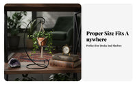 Desktop Terrarium Hanger DIY suitable for Plant Holder Elegant Shape for Living Room