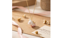 Hare Necklace Dainty Bunny Necklace Cute Jewelry for Women, Girls