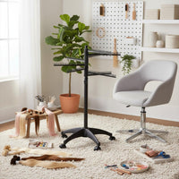Braiding Rack Stand Portable Rolling Hair Stand Tangle Untangled for Salon