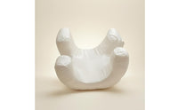 Satin-Like Facial Pillow Soft Contoured Support Pillow Glossy