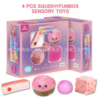 Compressing Toys 8-Piece Mystery Soft Box Series Maltose Stress Relief Toy
