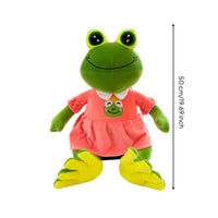 Stuffed Frog Doll Soft Material Frog Stuffed Doll Plaything Cute Collectible