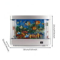 Desktop Aquatic Lamp Plugat Home Decoration Easy to Set Up