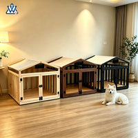 实木宠物窝旺屋屋小中大型犬室内新型宠物木屋狗狗笼子狗床狗围栏