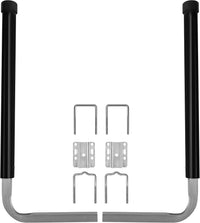 Boat Trailer Guide with Black PVC Pipe