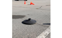 Driving Practice Base  Rubber Post Foundation Heavy Duty Traffic Barrier Post