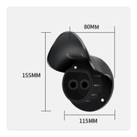 Fixed Storage DC Charging Connector Holder Sturdy Plastic Charging Cradle Easy Installation for Parking Lot, Garage
