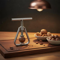 Screw Press Nut Opener Stainless Steel Kitchen Utensil