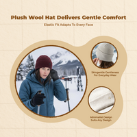 Knit Cap Soft Ski Hat Warm Winter Unisex